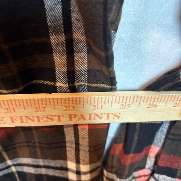 St. John bay  button down shirt xl plaid - Picture 11 of 16